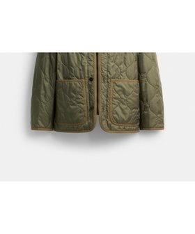 【コーチ/COACH / MEN】の【公式】キルテッド ジャケット 人気、トレンドファッション・服の通販 founy(ファニー) ファッション Fashion メンズファッション Fashion for Men アウトレット Outlet / Clearance ジャケット Jacket, Outerwear トリミング Trimming, Decorative Edge フロント Front, Front Design ポケット Pocket, Pocket Detail メンズ Men's, Menswear 洗える Machine Washable |ID:prp329100004639922