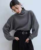 【アダム エ ロペ/ADAM ET ROPE'】の【WEB限定】・【定番人気】WOOL混リブタートルニット 人気、トレンドファッション・服の通販 founy(ファニー) ファッション Fashion レディースファッション Fashion for Women トップス・カットソー Cut & Sew Tops ニット Knit Tops & Sweaters ウォッシャブル Machine Washable 今季 This Season, Current Season ショート Short, Short Length タートルネック Turtleneck, High Neck デニム Denim, Jeans Material 定番 Standard, Basic Item 人気 Popular, Best Seller ボトム Bottoms, Lower Wear ミニスカート Mini Skirt, Short Skirt ロング Long, Long-Length ワイド Wide, Wide Fit ワイドリブ Wide Rib, Wide Ribbed Knit A/W・秋冬 Autumn/Winter おすすめ Recommended / Our Picks 2026年 2026 thumbnail チャコール(06)|ID: prp329100004639928 ipo3291000000034450883