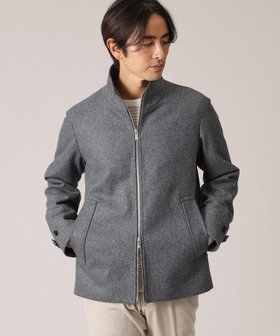 【タケオキクチ/TAKEO KIKUCHI / MEN】のフルデカメルトン ショートブルゾン 人気、トレンドファッション・服の通販 founy(ファニー) ファッション Fashion メンズファッション Fashion for Men キュプラ Cupro, Eco Fabric ショート Short, Short Length シンプル Simple, Minimal スタンド Stand Collar, Upright Stand フォルム Silhouette, Form ブルゾン Blouson, Bomber Jacket ベーシック Basic, Essential ポケット Pocket, Pocket Detail メルトン Melton, Heavy Wool 冬 Winter / This Winter エレガント 上品 Elegant |ID:prp329100004639965