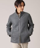 【タケオキクチ/TAKEO KIKUCHI / MEN】のフルデカメルトン ショートブルゾン 人気、トレンドファッション・服の通販 founy(ファニー) ファッション Fashion メンズファッション Fashion for Men キュプラ Cupro, Eco Fabric ショート Short, Short Length シンプル Simple, Minimal スタンド Stand Collar, Upright Stand フォルム Silhouette, Form ブルゾン Blouson, Bomber Jacket ベーシック Basic, Essential ポケット Pocket, Pocket Detail メルトン Melton, Heavy Wool 冬 Winter / This Winter エレガント 上品 Elegant thumbnail チャコールグレー|ID: prp329100004639965 ipo3291000000033448350