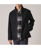 【タケオキクチ/TAKEO KIKUCHI / MEN】のフルデカメルトン ショートブルゾン 人気、トレンドファッション・服の通販 founy(ファニー) ファッション Fashion メンズファッション Fashion for Men キュプラ Cupro, Eco Fabric ショート Short, Short Length シンプル Simple, Minimal スタンド Stand Collar, Upright Stand フォルム Silhouette, Form ブルゾン Blouson, Bomber Jacket ベーシック Basic, Essential ポケット Pocket, Pocket Detail メルトン Melton, Heavy Wool 冬 Winter / This Winter エレガント 上品 Elegant thumbnail ブラック|ID: prp329100004639965 ipo3291000000033448352