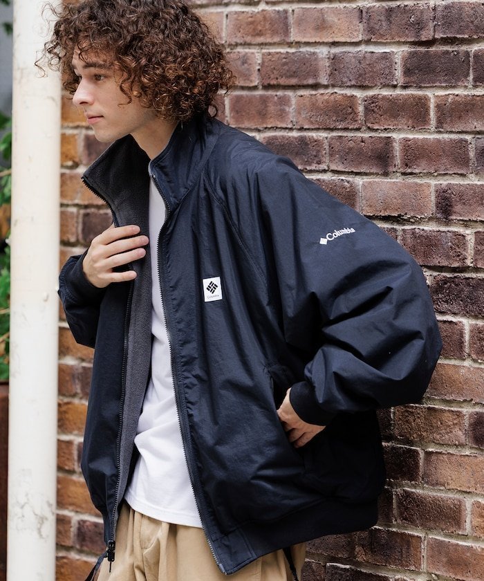 【フリークスストア/FREAK'S STORE】のColumbia×FREAK S STORE 別注 インペリアルパーク ナイロン フリース リバーシブルブルゾン 【限定展開】 25AW インテリア・キッズ・メンズ・レディースファッション・服の通販 founy(ファニー) 　ファッション　Fashion　メンズファッション　Fashion for Men　カットソー　Cut and Sewn Top　カーゴパンツ　Cargo Pants, Utility Pants　サーマル　Thermal, Waffle Knit　ショート　Short, Short Length　シンプル　Simple, Minimal　スタンド　Stand Collar, Upright Stand　デニム　Denim, Jeans Material　トレンド　Trend, Trending Now　定番　Standard, Basic Item　バランス　Balance, Style Balance　パーカー　Hoodie, Parka　ビッグ　Big, Oversized　ボトム　Bottoms, Lower Wear　別注　Limited Edition, Custom Order　A/W・秋冬　Autumn/Winter　冬　Winter / This Winter　おすすめ　Recommended / Our Picks　2025年　2025　2025-2026秋冬・A/W　Autumn/Winter 2025–26 AW25–26　BLACK×SHARK|ID: prp329100004640001 ipo3291000000033509962