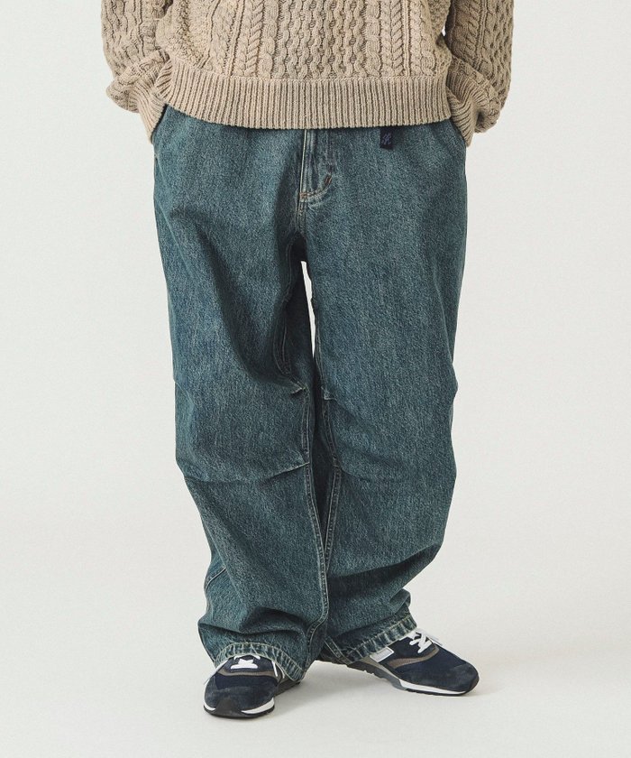 【ビームス/BEAMS / MEN】の【別注】Gramicci / デニム オーバーパンツ 25AW グラミチ デニムパンツ ワイドパンツ インテリア・キッズ・メンズ・レディースファッション・服の通販 founy(ファニー) https://founy.com/ ファッション Fashion メンズファッション Fashion for Men ボトムス Bottoms デニムパンツ・ジーンズ Denim Pants アウトドア Outdoor Clothing ヴィンテージ Vintage Style カリフォルニア California, Cali Style デニム Denim, Jeans Material ドローコード Drawcord, Drawstring Cord バランス Balance, Style Balance 別注 Limited Edition, Custom Order ユーズド Used, Vintage-Look ワイド Wide, Wide Fit 2025年 2025 2025-2026秋冬・A/W Autumn/Winter 2025–26 AW25–26 |ID: prp329100004640008 ipo3291000000033448784