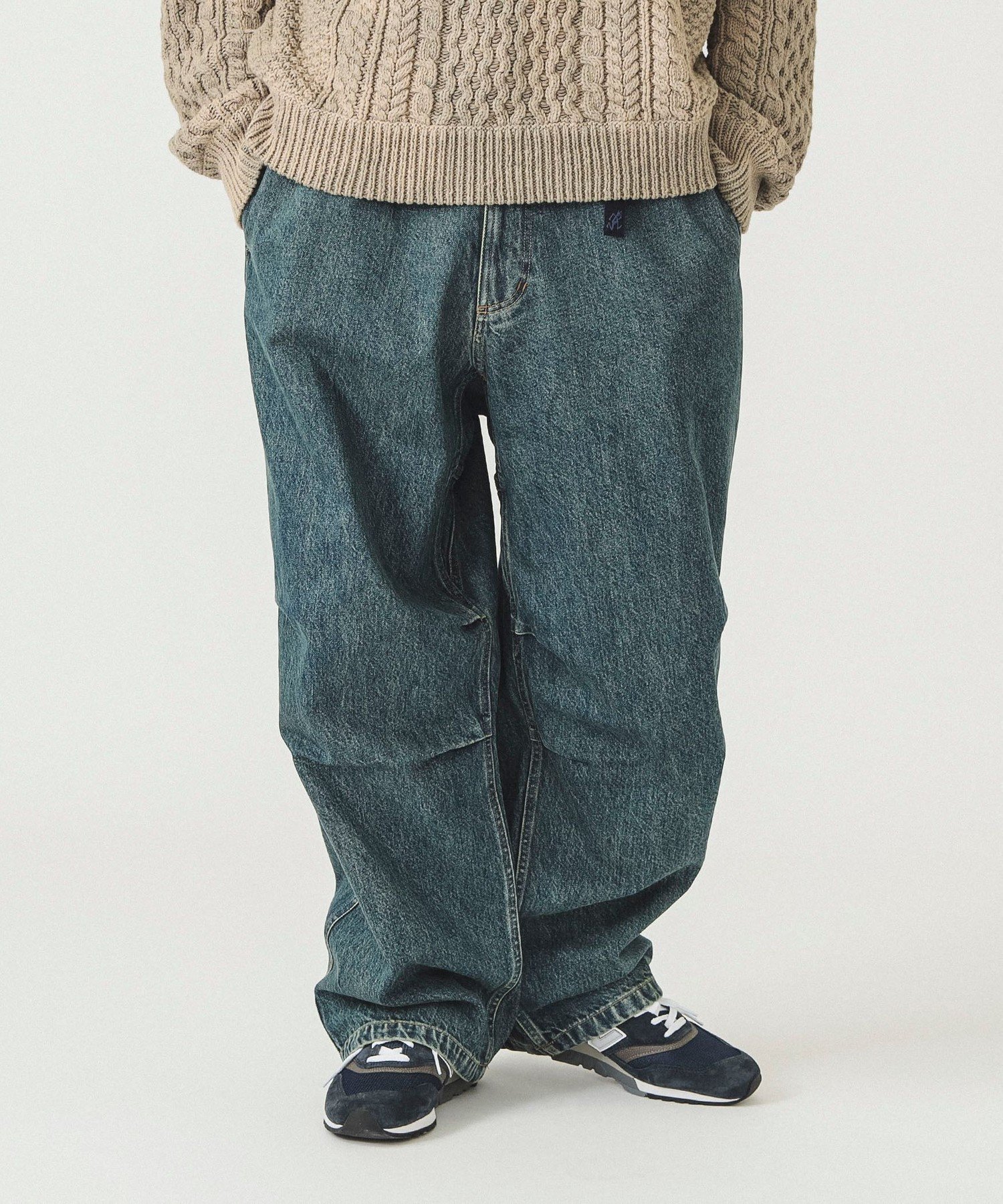 【ビームス/BEAMS / MEN】の【別注】Gramicci / デニム オーバーパンツ 25AW グラミチ デニムパンツ ワイドパンツ インテリア・キッズ・メンズ・レディースファッション・服の通販 founy(ファニー) 　ファッション　Fashion　メンズファッション　Fashion for Men　ボトムス　Bottoms　デニムパンツ・ジーンズ　Denim Pants　アウトドア　Outdoor Clothing　ヴィンテージ　Vintage Style　カリフォルニア　California, Cali Style　デニム　Denim, Jeans Material　ドローコード　Drawcord, Drawstring Cord　バランス　Balance, Style Balance　別注　Limited Edition, Custom Order　ユーズド　Used, Vintage-Look　ワイド　Wide, Wide Fit　2025年　2025　2025-2026秋冬・A/W　Autumn/Winter 2025–26 AW25–26　USED|ID: prp329100004640008 ipo3291000000033448785