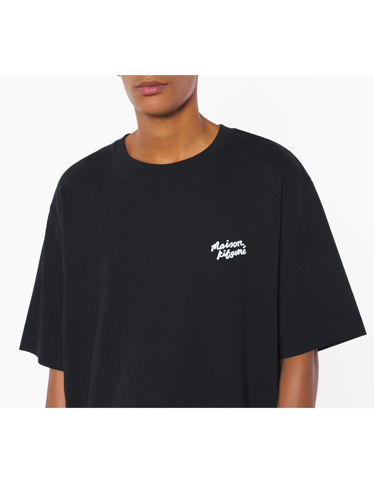 【メゾン キツネ/MAISON KITSUNE / MEN】のMK HANDWRITING OVERSIZE TEE-SHIRT インテリア・キッズ・メンズ・レディースファッション・服の通販 founy(ファニー) 　ファッション　Fashion　メンズファッション　Fashion for Men　冬　Winter / This Winter　半袖　Short Sleeve, Half Sleeve　A/W・秋冬　Autumn/Winter　BLACK/WHITE|ID: prp329100004640031 ipo3291000000033448959