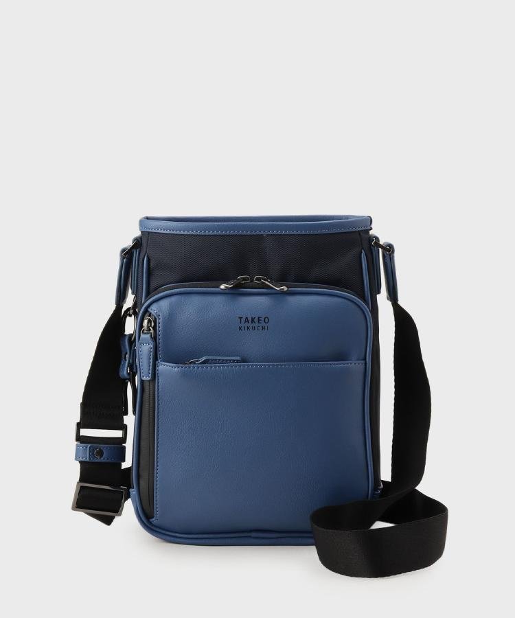 【タケオキクチ/TAKEO KIKUCHI / MEN】の【撥水機能】 CORDLEYスマートショルダー インテリア・キッズ・メンズ・レディースファッション・服の通販 founy(ファニー) 　ファッション　Fashion　メンズファッション　Fashion for Men　コレクション　Collection, Seasonal Line　コーティング　Coating, Coated Finish　傘　Umbrella, Parasol　軽量　Lightweight, Ultra Light　サッカー　Seersucker, Summer Fabric　ショルダー　Shoulder, Shoulder Strap　スタイリッシュ　Stylish, Fashionable　スポーツ　Sports, Activewear　財布　Wallet, Purse　チャーム　Charm, Pendant　トレンド　Trend, Trending Now　定番　Standard, Basic Item　ポケット　Pocket, Pocket Detail　犬　Dog　エレガント 上品　Elegant　ビジネス 仕事 通勤　Business / Work / Commuting　ブルー|ID: prp329100004640032 ipo3291000000033448969