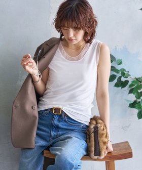 【リヴドロワ/RIVE DROITE】の【抜け感】チュールコンビタンク 人気、トレンドファッション・服の通販 founy(ファニー) ファッション Fashion レディースファッション Fashion for Women ジャケット Jacket, Outerwear タンク Tank Top, Sleeveless Top チュール Tulip, Tulip Motif 再入荷 Restock / Back in Stock おすすめ Recommended / Our Picks |ID:prp329100004640053