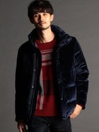 【ニコル/NICOLE / MEN】のニットベロア スタンドダウンブルゾン 人気、トレンドファッション・服の通販 founy(ファニー) ファッション Fashion メンズファッション Fashion for Men インナー Innerwear カットソー Cut and Sewn Top キルト Quilt, Quilted Fabric クッション Cushion, Throw Pillow シルバー Silver, Metallic Silver シンプル Simple, Minimal ジャカード／ジャガード Jacquard, Woven Pattern スタンド Stand Collar, Upright Stand ストレッチ Stretch, Stretchy Fabric ダウン Down, Puffer ドット Polka Dot, Dot Pattern フェザー Feather, Feather Detail フロント Front, Front Design ブルゾン Blouson, Bomber Jacket ベロア Velour, Soft Velvet thumbnail 67ネイビー|ID: prp329100004640263 ipo3291000000033452848
