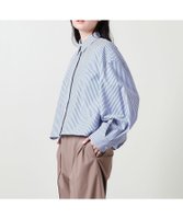 【ユナイテッドアローズ/UNITED ARROWS】のMARW UNITED ARROWS バルーンスリーブ ショートシャツ 人気、トレンドファッション・服の通販 founy(ファニー) ファッション Fashion レディースファッション Fashion for Women トップス・カットソー Cut & Sew Tops シャツ・ブラウス・オフィスカジュアル Elegant Blouses & Button-Ups コンパクト Compact, Small Size ショート Short, Short Length ストライプ Stripe, Striped Pattern スリーブ Sleeve, Long Sleeve / Short Sleeve 人気 Popular, Best Seller バランス Balance, Style Balance バルーン Balloon, Balloon Silhouette ブロード Broadcloth, Fine Cotton ロンドン London Style, British Inspired ビジネス 仕事 通勤 Business / Work / Commuting |ID:prp329100004640268
