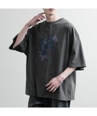 【ロッキーモンロー/Rocky Monroe】のオーバーサイズピグメント花柄プリントTシャツ B4.チャコール|ID: prp329100004640269 ipo3291000000033556454