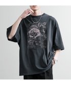 【ロッキーモンロー/Rocky Monroe】のオーバーサイズピグメント花柄プリントTシャツ D7.ブラック|ID: prp329100004640269 ipo3291000000033556458