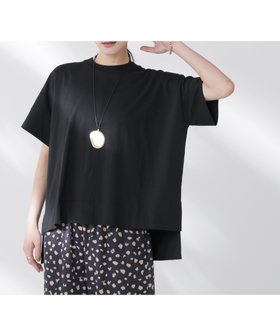 【ナノ ユニバース/nano universe】 NANOFINE強撚コットンワイドTシャツ人気、トレンドファッション・服の通販 founy(ファニー) ファッション Fashion レディースファッション Fashion for Women トップス・カットソー Cut & Sew Tops シャツ・ブラウス・オフィスカジュアル Elegant Blouses & Button-Ups ロングTシャツ・Tシャツ Longline T-Shirts & Tees インナー Innerwear シンプル Simple, Minimal ジャケット Jacket, Outerwear スリット Slit, Slit Detail ベーシック Basic, Essential 半袖 Short Sleeve, Half Sleeve 無地 Plain, Solid Color ワイド Wide, Wide Fit 日本製 Made In Japan 夏 Summer 2025年 2025 2025-2026秋冬・A/W Autumn/Winter 2025–26 AW25–26 |ID:prp329100004640285