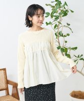 【フリークスストア/FREAK'S STORE】のアーミーリブ コンビ ピグメントロンT 25SS 人気、トレンドファッション・服の通販 founy(ファニー) ファッション Fashion レディースファッション Fashion for Women トップス・カットソー Cut & Sew Tops ロングTシャツ・Tシャツ Longline T-Shirts & Tees 2025年 2025 2025春夏・S/S Spring/Summer 2025 SS25 コンビ Combo, Combination Style ドッキング Docking, Mixed Material フェミニン Feminine, Girly 夏 Summer S/S・春夏 SS, Spring/Summer, Warm Season |ID:prp329100004640347