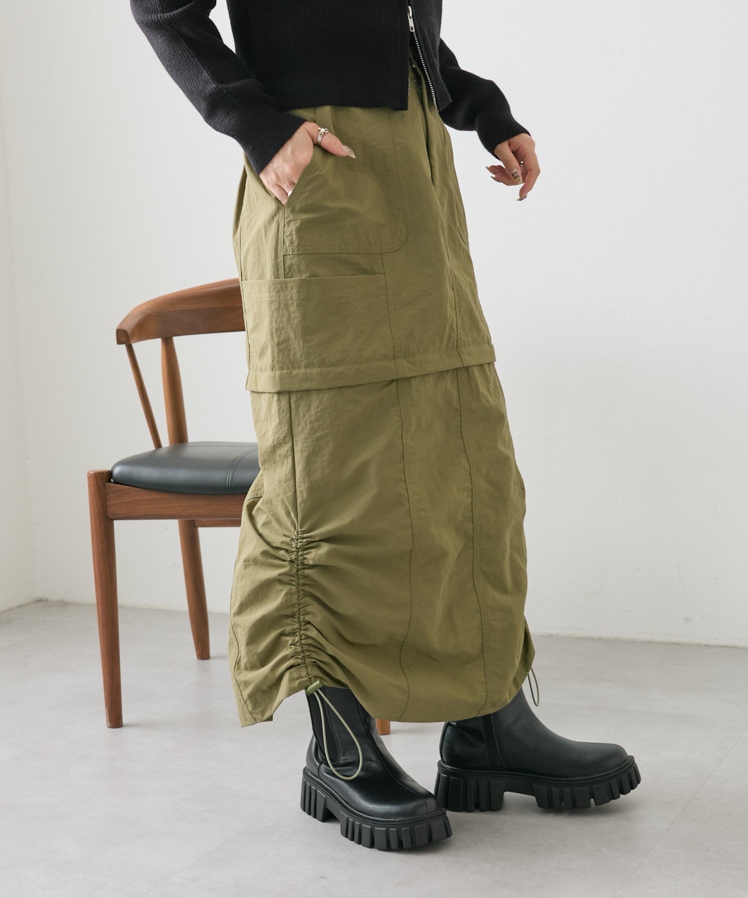 【パルグループ/PAL GROUP】の【w closet】マルチWAYカーゴスカート 人気、トレンドファッション・服の通販 founy(ファニー) 　ファッション　Fashion　レディースファッション　Fashion for Women　スカート　Skirts　バランス　Balance, Style Balance　ミニスカート　Mini Skirt, Short Skirt　A/W・秋冬　Autumn/Winter　 other-1|ID: prp329100004640386 ipo3291000000033455622