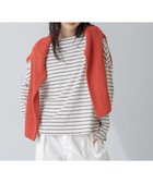 【ナノ ユニバース/nano universe】のWEB限定/ボーダーワイドドロップトップス 人気、トレンドファッション・服の通販 founy(ファニー) ファッション Fashion レディースファッション Fashion for Women トップス・カットソー Cut & Sew Tops ショルダー Shoulder, Shoulder Strap スリット Slit, Slit Detail デコルテ Décolleté, Neckline ドロップ Drop Shoulder, Dropped Style バランス Balance, Style Balance ボーダー Border, Stripe ワイド Wide, Wide Fit エレガント 上品 Elegant 長袖 Long Sleeve, Full Sleeve thumbnail トープ2|ID: prp329100004640458 ipo3291000000033456411