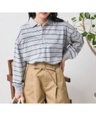 【フリークスストア/FREAK'S STORE】のマルチボーダーポロ襟 トップス 25SS 人気、トレンドファッション・服の通販 founy(ファニー) ファッション Fashion レディースファッション Fashion for Women トップス・カットソー Cut & Sew Tops 2025年 2025 2025春夏・S/S Spring/Summer 2025 SS25 ポロシャツ Polo Shirt, Collared Tee 夏 Summer S/S・春夏 SS, Spring/Summer, Warm Season thumbnail グレー|ID: prp329100004640463 ipo3291000000033456445