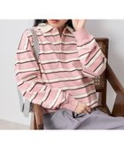 【フリークスストア/FREAK'S STORE】のマルチボーダーポロ襟 トップス 25SS ピンク|ID: prp329100004640463 ipo3291000000033861031