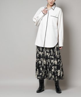 【ナノ ユニバース/nano universe】 アートプリントジョーゼットプリーツスカート人気、トレンドファッション・服の通販 founy(ファニー) ファッション Fashion レディースファッション Fashion for Women スカート Skirts プリーツスカート / 上品フェミニンスタイル Pleated Skirts ウォッシャブル Machine Washable エアリー Airy Texture 今季 This Season, Current Season ジョーゼット Georgette, Semi-Sheer Fabric バランス Balance, Style Balance プリント Print, Printed Pattern プリーツ Pleats, Pleated モノトーン Monotone, Black and White おすすめ Recommended / Our Picks 2025年 2025 2025-2026秋冬・A/W Autumn/Winter 2025–26 AW25–26 |ID:prp329100004640473