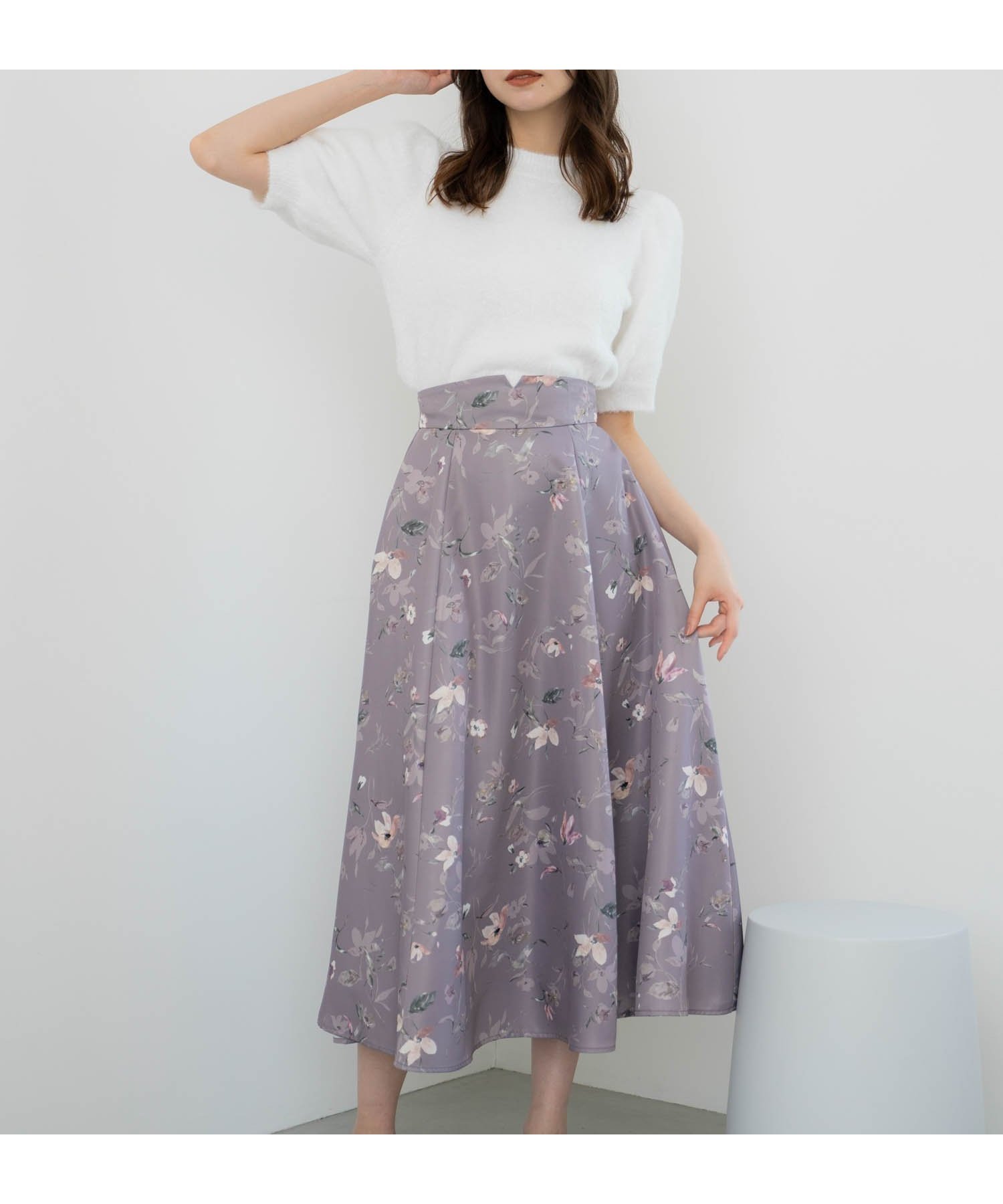 【ノエラ/Noela】のクラシカルフラワースカート インテリア・キッズ・メンズ・レディースファッション・服の通販 founy(ファニー) 　ファッション　Fashion　レディースファッション　Fashion for Women　スカート　Skirts　フレア　Flare, Flared　ポケット　Pocket, Pocket Detail　秋　Autumn　モカ|ID: prp329100004640483 ipo3291000000033456724