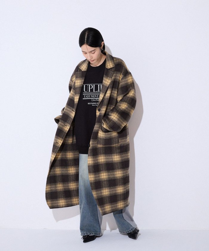 【ジーナシス/JEANASiS】のショートビーバーチェスターロングコート インテリア・キッズ・メンズ・レディースファッション・服の通販 founy(ファニー) https://founy.com/ ファッション Fashion レディースファッション Fashion for Women アウター Coat / Outerwear Collection コート・ロングコート・ピーコート Long Coats, Peacoats & More インナー Innerwear ショート Short, Short Length シンプル Simple, Minimal ダウン Down, Puffer チェック Check, Plaid, Tartan 定番 Standard, Basic Item フロント Front, Front Design ベーシック Basic, Essential 冬 Winter / This Winter |ID: prp329100004640501 ipo3291000000033456932