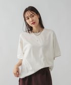 【グローバルワーク/GLOBAL WORK】の配色リブT半袖/587723 アイボリー*グレージュ08|ID: prp329100004640521 ipo3291000000033610482