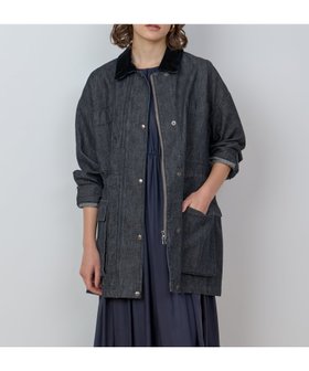 【ハウス オブ ロータス/HOUSE OF LOTUS】 ムラ糸デニムフィールドジャケット人気、トレンドファッション・服の通販 founy(ファニー) ファッション Fashion レディースファッション Fashion for Women アウター Coat / Outerwear Collection レディースジャケット・軽アウター Jackets インディゴ Indigo Denim ジャケット Jacket, Outerwear デニム Denim, Jeans Material トレンド Trend, Trending Now フォルム Silhouette, Form ポケット Pocket, Pocket Detail 日本製 Made In Japan A/W・秋冬 Autumn/Winter |ID:prp329100004640541