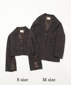 【ハレ/HARE】の【2サイズ展開】VINTAGEジャガード2WAYジャケット ブラウン58|ID: prp329100004640543 ipo3291000000033847305