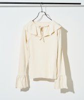 【フリークスストア/FREAK'S STORE】のアーミーフライス フリルロンT 25SS 人気、トレンドファッション・服の通販 founy(ファニー) ファッション Fashion レディースファッション Fashion for Women トップス・カットソー Cut & Sew Tops ロングTシャツ・Tシャツ Longline T-Shirts & Tees 2025年 2025 2025春夏・S/S Spring/Summer 2025 SS25 インナー Innerwear カットソー Cut and Sewn Top フィット Fit, Slim Fit フリル Frill, Ruffle リボン Ribbon, Bow ヴィンテージ Vintage Style 夏 Summer S/S・春夏 SS, Spring/Summer, Warm Season |ID:prp329100004640549
