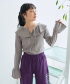 【フリークスストア/FREAK'S STORE】のアーミーフライス フリルロンT 25SS 人気、トレンドファッション・服の通販 founy(ファニー) ファッション Fashion レディースファッション Fashion for Women トップス・カットソー Cut & Sew Tops ロングTシャツ・Tシャツ Longline T-Shirts & Tees 2025年 2025 2025春夏・S/S Spring/Summer 2025 SS25 インナー Innerwear カットソー Cut and Sewn Top フィット Fit, Slim Fit フリル Frill, Ruffle リボン Ribbon, Bow ヴィンテージ Vintage Style 夏 Summer S/S・春夏 SS, Spring/Summer, Warm Season thumbnail グレー|ID: prp329100004640549 ipo3291000000033457434