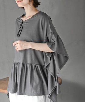 【アールピーエス/rps】の冷感カノコワイドギャザープルオーバー 人気、トレンドファッション・服の通販 founy(ファニー) ファッション Fashion レディースファッション Fashion for Women トップス・カットソー Cut & Sew Tops カジュアルプルオーバー・ニットトップス Pullovers & Knit Tops / Casual Pullovers ギャザー Gathered, Ruffled リゾート Resort, Vacation Style ワイド Wide, Wide Fit |ID:prp329100004640550