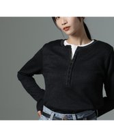 【ナノ ユニバース/nano universe】のホックヘンリーネックベルスリーブリブトップス 人気、トレンドファッション・服の通販 founy(ファニー) ファッション Fashion レディースファッション Fashion for Women トップス・カットソー Cut & Sew Tops インナー Innerwear サロペット Overalls, Salopette シンプル Simple, Minimal スリーブ Sleeve, Long Sleeve / Short Sleeve ベーシック Basic, Essential リブニット Rib Knit, Ribbed Knit ワイド Wide, Wide Fit 2024年 2024 2024-2025秋冬・A/W Autumn/Winter 2024–25 AW24–25 |ID:prp329100004640599