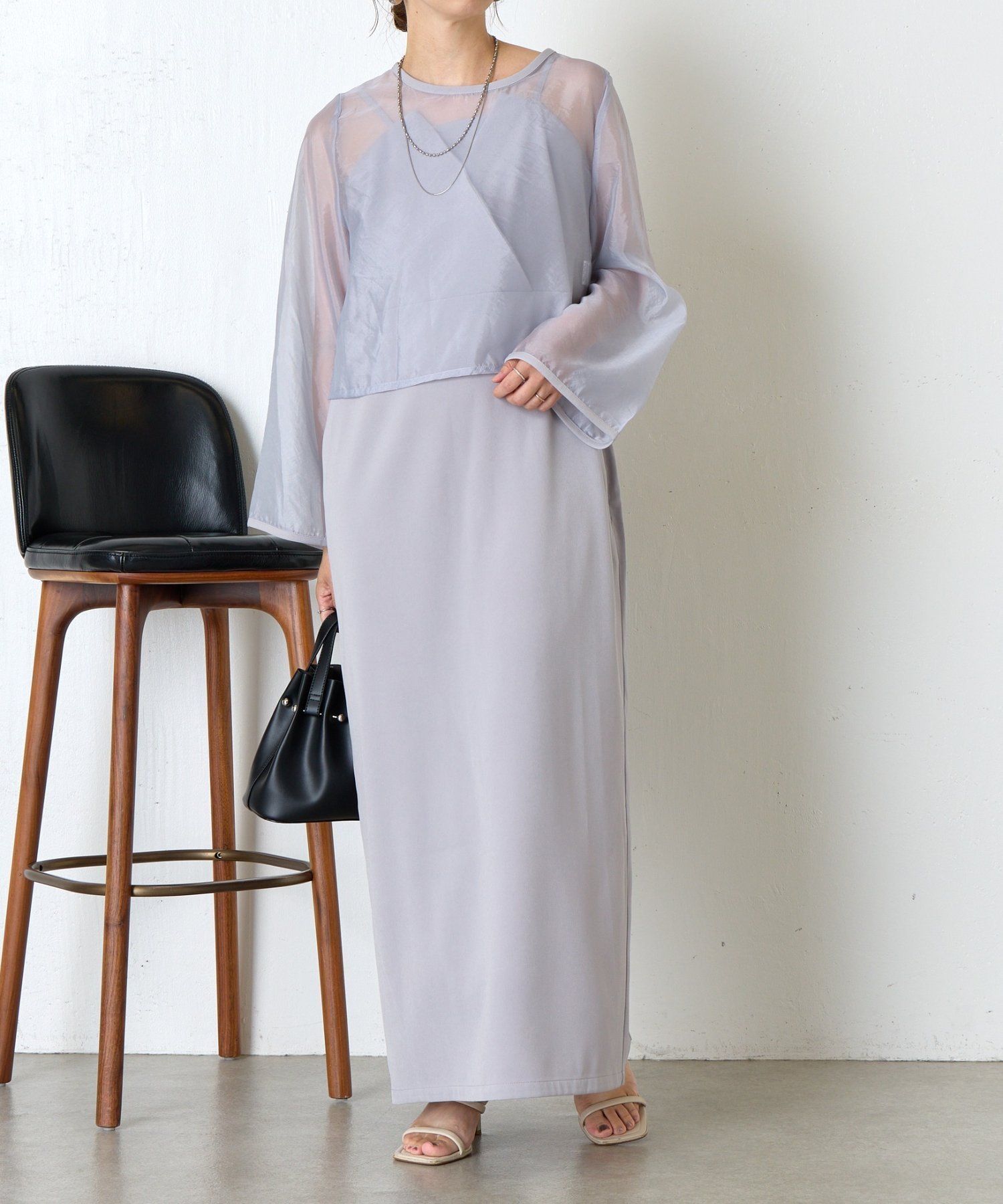 【ジェナ エスパス メルヴェイユ/Jena espace merveilleux】のシアーセットキャミワンピース 人気、トレンドファッション・服の通販 founy(ファニー) 　ファッション　Fashion　レディースファッション　Fashion for Women　ワンピース　Dresses　キャミソールワンピース　Camisole Dresses　キャミソール　Camisole, Spaghetti Strap Top　キャミワンピース　Cami Dress, Slip Dress　切替　Switching, Contrast Panel　スマート　Smart, Elegant　スリット　Slit, Slit Detail　タンク　Tank Top, Sleeveless Top　再入荷　Restock / Back in Stock　おすすめ　Recommended / Our Picks　 other-1|ID: prp329100004640621 ipo3291000000033458080