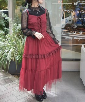 【アクシーズファム/axes femme】のコルセット風編上ジャンスカ 人気、トレンドファッション・服の通販 founy(ファニー) ファッション Fashion レディースファッション Fashion for Women インナー Innerwear クラシカル Classical, Vintage-Inspired コルセット Corset, Bustier シアー Sheer, See-Through シャーリング Shirring, Ruched チュール Tulip, Tulip Motif バランス Balance, Style Balance フロント Front, Front Design ミックス Mix, Mixed Style レース Lace, Lace Fabric ロング Long, Long-Length |ID:prp329100004640629