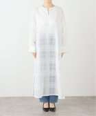 【イエナ/IENA】のチェックジャカードカフタンワンピース 人気、トレンドファッション・服の通販 founy(ファニー) ファッション Fashion レディースファッション Fashion for Women ワンピース Dresses thumbnail ホワイト|ID: prp329100004640631 ipo3291000000033611021