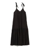 【ビーミングライフストアバイビームス/B:MING LIFE STORE by BEAMS】のジャカード キャミ ワンピース(S~M) 人気、トレンドファッション・服の通販 founy(ファニー) ファッション Fashion レディースファッション Fashion for Women ワンピース Dresses キャミソールワンピース Camisole Dresses おすすめ Recommended / Our Picks キャミ Camisole, Cami Top キャミワンピース Cami Dress, Slip Dress ギャザー Gathered, Ruffled シアー Sheer, See-Through ジャカード／ジャガード Jacquard, Woven Pattern タンク Tank Top, Sleeveless Top ティアード Tiered, Tiered Style リボン Ribbon, Bow 長袖 Long Sleeve, Full Sleeve thumbnail BLACK|ID: prp329100004640633 ipo3291000000033458163