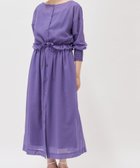 【ビアズリー/BEARDSLEY】のウールボイルワンピース(インナー付き) 人気、トレンドファッション・服の通販 founy(ファニー) ファッション Fashion レディースファッション Fashion for Women ワンピース Dresses インナー Innerwear シャーリング Shirring, Ruched フリル Frill, Ruffle リボン Ribbon, Bow エレガント 上品 Elegant 夏 Summer 秋 Autumn thumbnail パープル|ID: prp329100004640649 ipo3291000000033458315