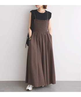 【スローブ イエナ/SLOBE IENA】の《2枚セット》セットシャーリングワンピース 人気、トレンドファッション・服の通販 founy(ファニー) ファッション Fashion レディースファッション Fashion for Women ワンピース Dresses 2025年 2025 2025-2026秋冬・A/W Autumn/Winter 2025–26 AW25–26 おすすめ Recommended / Our Picks キャミワンピース Cami Dress, Slip Dress シャーリング Shirring, Ruched 羽織 Haori, Light Jacket |ID:prp329100004640679