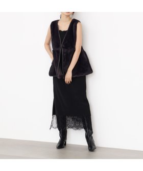 【プロポーション ボディドレッシング/PROPORTION BODY DRESSING】のレース付きキャミワンピース 人気、トレンドファッション・服の通販 founy(ファニー) ファッション Fashion レディースファッション Fashion for Women ワンピース Dresses キャミソールワンピース Camisole Dresses インナー Innerwear キャミワンピース Cami Dress, Slip Dress ジャケット Jacket, Outerwear スリット Slit, Slit Detail トレンド Trend, Trending Now レース Lace, Lace Fabric エレガント 上品 Elegant 秋 Autumn |ID:prp329100004640684