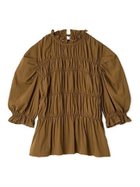 【ミラオーウェン/Mila Owen】のシャーリングペプラムフリルブラウス 人気、トレンドファッション・服の通販 founy(ファニー) 雑誌掲載アイテム Magazine Picks & Fashion Features ファッション雑誌 Fashion Magazines ストーリィ STORY ファッション Fashion レディースファッション Fashion for Women トップス・カットソー Cut & Sew Tops シャツ・ブラウス・オフィスカジュアル Elegant Blouses & Button-Ups ウォッシャブル Machine Washable 9月号 September Issue ギャザー Gathered, Ruffled シャーリング Shirring, Ruched スマート Smart, Elegant スリット Slit, Slit Detail スリーブ Sleeve, Long Sleeve / Short Sleeve 雑誌 Magazine, Fashion Magazine チェック Check, Plaid, Tartan ドレープ Drape, Draping Fabric 人気 Popular, Best Seller バランス Balance, Style Balance フェミニン Feminine, Girly フリル Frill, Ruffle ペプラム Peplum, Flared Hem モノトーン Monotone, Black and White リボン Ribbon, Bow thumbnail BRW[058]|ID: prp329100004640753 ipo3291000000034066490