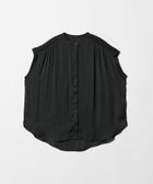 【ユナイテッドアローズ/UNITED ARROWS】のヴィンテージサテン スモッキングブラウス A DAY IN THE LIFE 人気、トレンドファッション・服の通販 founy(ファニー) ファッション Fashion レディースファッション Fashion for Women トップス・カットソー Cut & Sew Tops シャツ・ブラウス・オフィスカジュアル Elegant Blouses & Button-Ups とろみ Fluid, Flowy Fabric サテン Satin, Glossy Fabric スタンド Stand Collar, Upright Stand スモッキング Smocking, Gathered Stitching ドレープ Drape, Draping Fabric ノースリーブ Sleeveless, No-Sleeve エレガント 上品 Elegant thumbnail BLACK|ID: prp329100004640781 ipo3291000000033548299