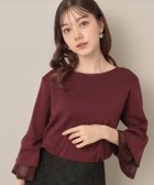 【クチュール ブローチ/Couture Brooch】の【フェミニン・着映え・通勤】シアーフレアー袖ニットトップス 人気、トレンドファッション・服の通販 founy(ファニー) ファッション Fashion レディースファッション Fashion for Women トップス・カットソー Cut & Sew Tops ニット Knit Tops & Sweaters フェミニン Feminine, Girly エレガント 上品 Elegant 夏 Summer ビジネス 仕事 通勤 Business / Work / Commuting thumbnail ボルドー|ID: prp329100004640801 ipo3291000000033523844