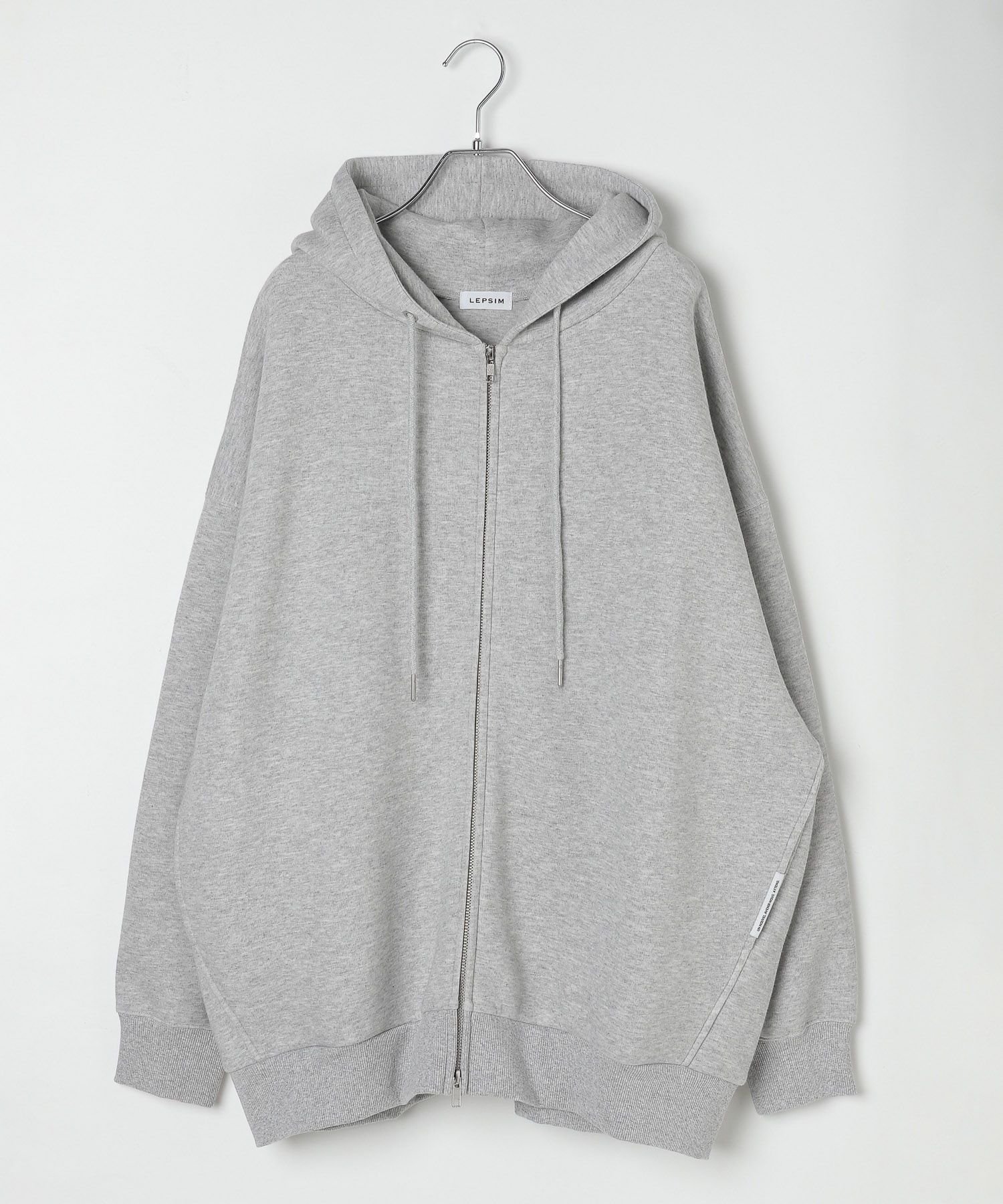【レプシィム ローリーズファーム/LEPSIM LOWRYS FARM】のパフエアZIPBIGフーディー インテリア・キッズ・メンズ・レディースファッション・服の通販 founy(ファニー) 　ファッション　Fashion　レディースファッション　Fashion for Women　おすすめ　Recommended / Our Picks　パッチ　Patch, Appliqué　フレア　Flare, Flared　レース　Lace, Lace Fabric　トップグレー15|ID: prp329100004640817 ipo3291000000033850351