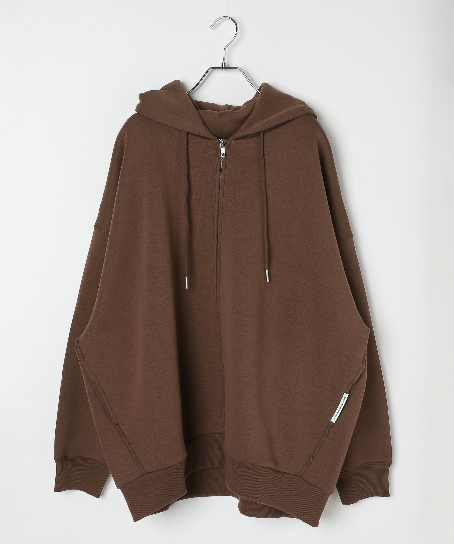 【レプシィム ローリーズファーム/LEPSIM LOWRYS FARM】のパフエアZIPBIGフーディー インテリア・キッズ・メンズ・レディースファッション・服の通販 founy(ファニー) 　ファッション　Fashion　レディースファッション　Fashion for Women　おすすめ　Recommended / Our Picks　パッチ　Patch, Appliqué　フレア　Flare, Flared　レース　Lace, Lace Fabric　ブラウン58|ID: prp329100004640817 ipo3291000000033850352