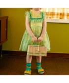【モイモルン/moimoln / KIDS】のフールフラワー オーガンジーノースリーブワンピース グリーン|ID: prp329100004640842 ipo3291000000033461367