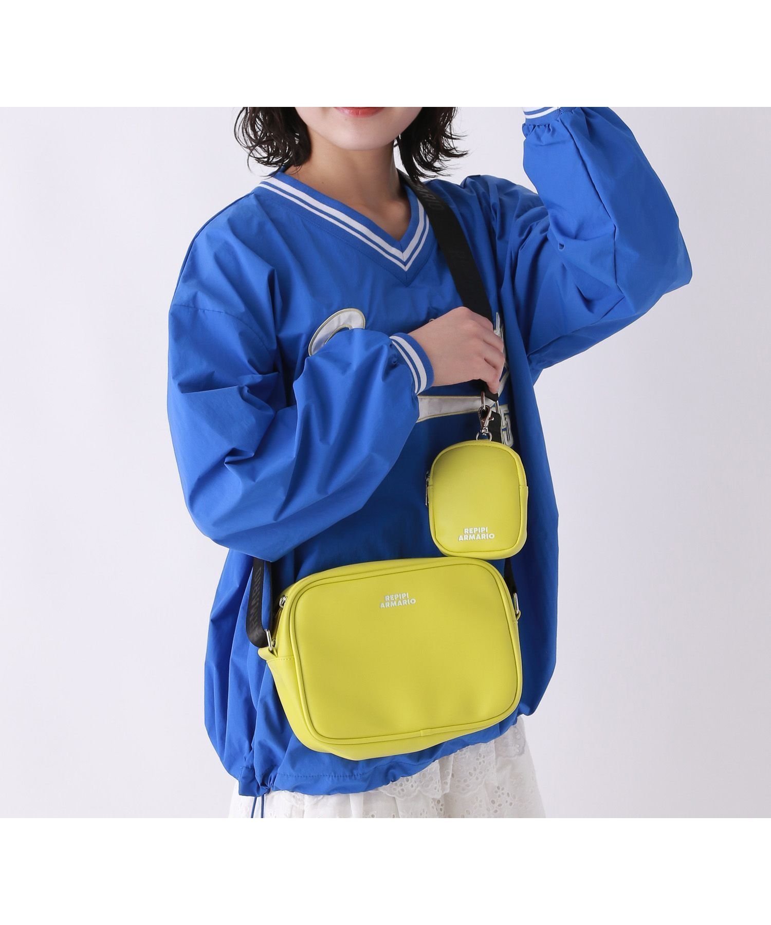 【レピピアルマリオ/repipi armario / KIDS】のスクエアベルトショルダー インテリア・キッズ・メンズ・レディースファッション・服の通販 founy(ファニー) 　ファッション　Fashion　キッズファッション　Fashion for Kids　ショルダー　Shoulder, Shoulder Strap　スクエア　Square, Square Shape　ポーチ　Pouch, Small Case　ライム68|ID: prp329100004640855 ipo3291000000033461560