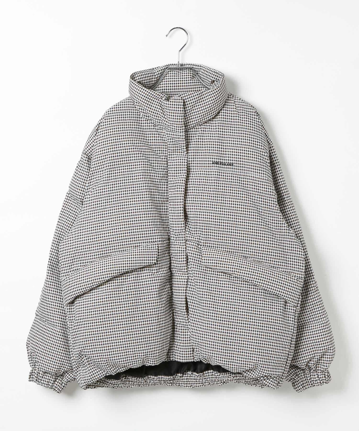 【グローバルワーク/GLOBAL WORK / KIDS】のエアサーマルショートチェック/AND YUA ANY/576810 インテリア・キッズ・メンズ・レディースファッション・服の通販 founy(ファニー) 　ファッション　Fashion　キッズファッション　Fashion for Kids　おすすめ　Recommended / Our Picks　チェック　Check, Plaid, Tartan　トレンド　Trend, Trending Now　ブルゾン　Blouson, Bomber Jacket　定番　Standard, Basic Item　A/W・秋冬　Autumn/Winter　ブラウン53|ID: prp329100004640858 ipo3291000000033461632