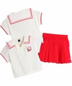 【モイモルン/moimoln / KIDS】の【セットアップ】セルフィガールトップス スカート アイボリー|ID: prp329100004640860 ipo3291000000033461672