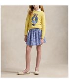 【ラルフローレン/RALPH LAUREN / KIDS】の(ガールズ 7才~16才)ギンガム リネンコットン ラップ スコート 400ブルー|ID: prp329100004640861 ipo3291000000033461696