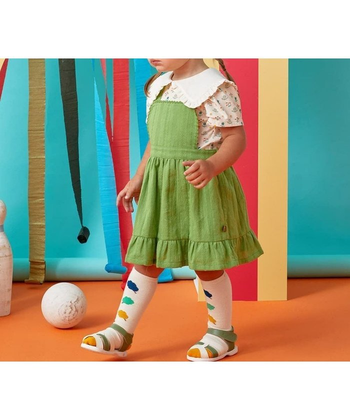 【モイモルン/moimoln / KIDS】のレイヤード風オーバーオールワンピース インテリア・キッズ・メンズ・レディースファッション・服の通販 founy(ファニー) https://founy.com/ ファッション Fashion キッズファッション Fashion for Kids ワンピース Dresses |ID: prp329100004640876 ipo3291000000033462031
