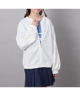 【アー ヴェー ヴェー/a.v.v / KIDS】の160 【UVカット】ボーダージャカードカーディガン 人気、トレンドファッション・服の通販 founy(ファニー) ファッション Fashion キッズファッション Fashion for Kids カットソー Cut and Sewn Top シアー Sheer, See-Through シンプル Simple, Minimal スポーツ Sports, Activewear チャーム Charm, Pendant デニム Denim, Jeans Material 人気 Popular, Best Seller ボトム Bottoms, Lower Wear ミックス Mix, Mixed Style 楽ちん Easy Fit, Comfortable 再入荷 Restock / Back in Stock おすすめ Recommended / Our Picks 夏 Summer |ID:prp329100004640900